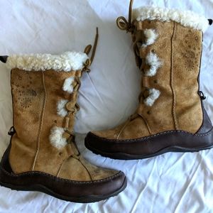 Women's North Face Suede Boots